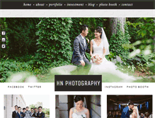 Tablet Screenshot of hnphotography.com